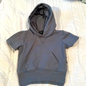 Little Bipsy, short sleeve sweatshirt with hood